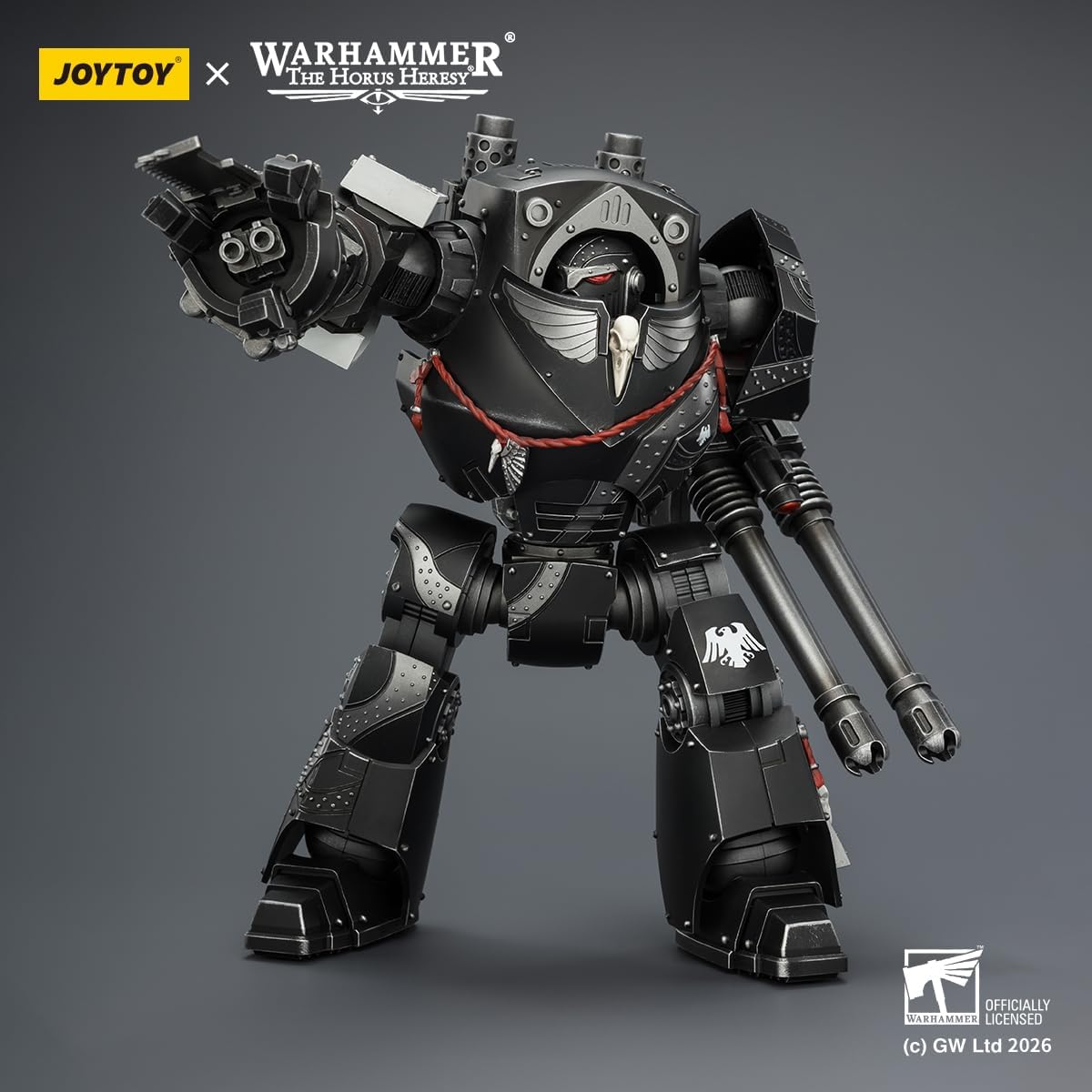 LEBOO JOYTOY Warhammer 40K 1/18 Action Figure Raven Guard Contemptor Dreadnought 8.9in Collector's Model Toys Age 15+