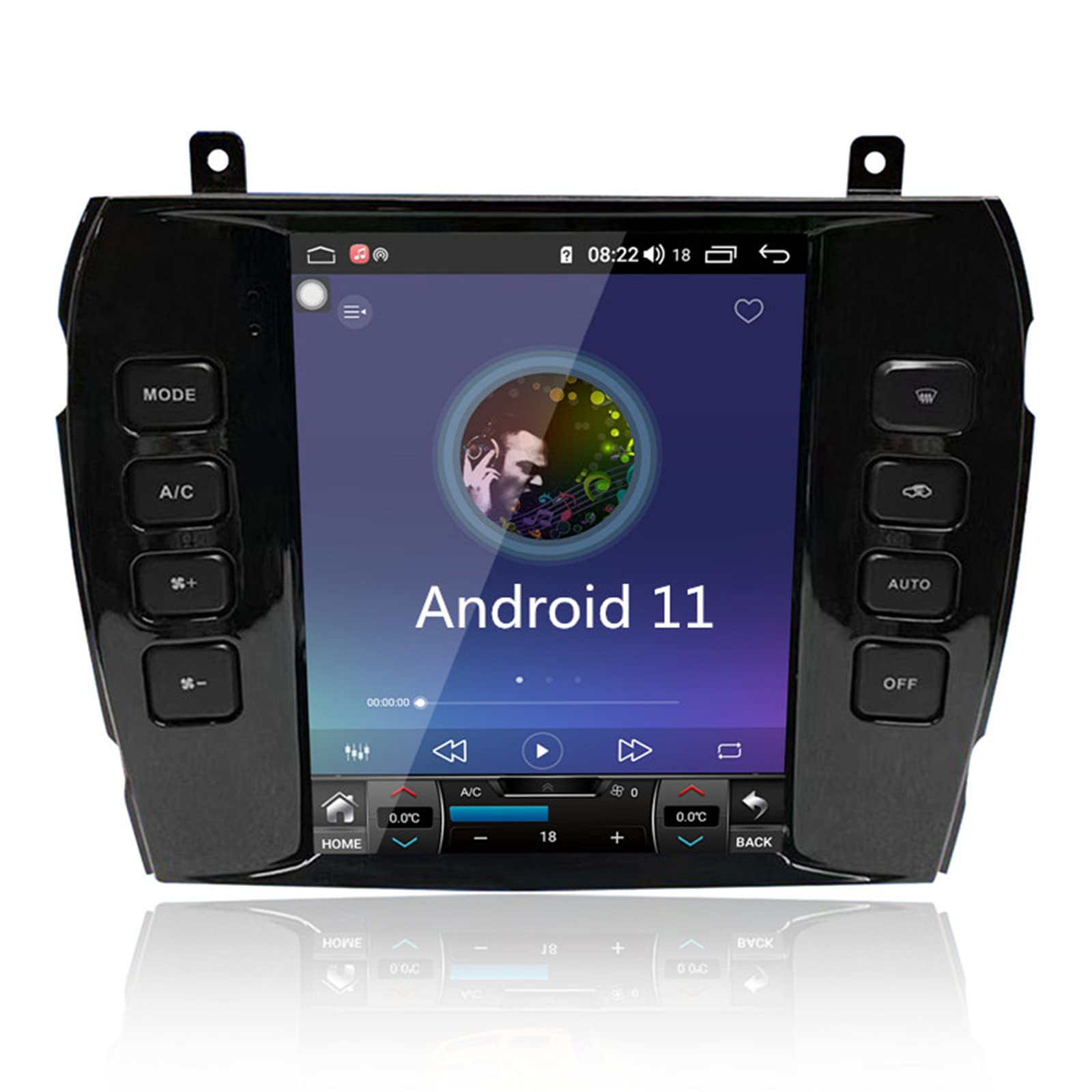 OOKAKA Tesla Radio Android 11 Autoradio 2 Din Navigazione GPS Unità