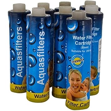 Care N Made® Thread Carbon Filter Suitable for All Type of RO Purifier 9 Inch (Pack of 8)