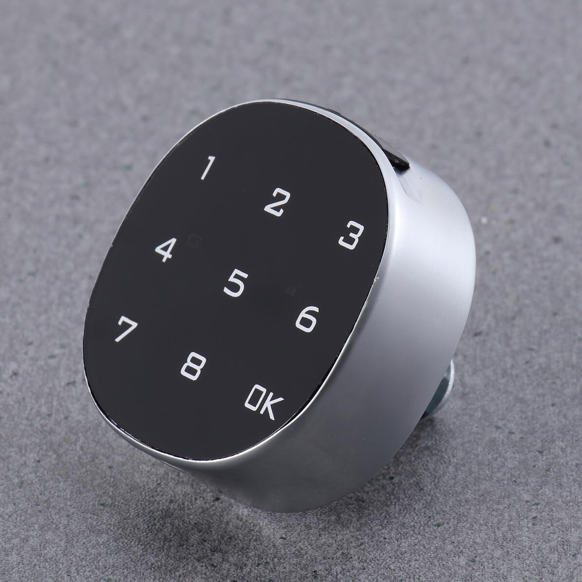 Elektronisches Schrankschloss Satz mit Tastatur, Schlüssellos | 4–15-stellige Kombination, Zinklegierung in Schwarz, für Koffer und Schubladen