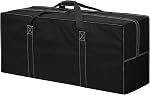 IFARADAY 130L Sac à bandoulière extra large - 35 poids lourd & Sac de rangement durable pour le camping, les voyages, les sports (noir)