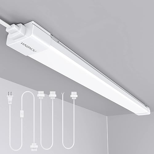 Miniatura 13 de Lámpara de Tubo LED con Enchufe, 2 Pies 2000LM 5000K Tienda de Utilidad, Gabinete Enlazable para Garaje, Cocina, Baño, Clóset, Oficina - 2 Pies
