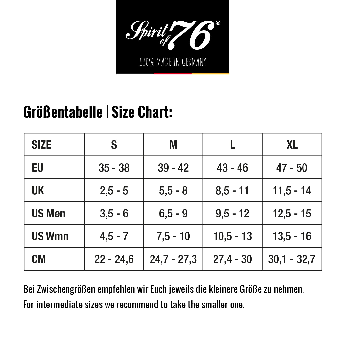 Spirit of 76 Lot de 3 paires de chaussettes de tennis 100 % fabriquées en Allemagne
