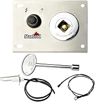 Vista 1 de Stanbroil Fire Pit Gas Burner Spark Ignition Kit – Including Push Button Igniter Gas Shut-Off Valve with Key