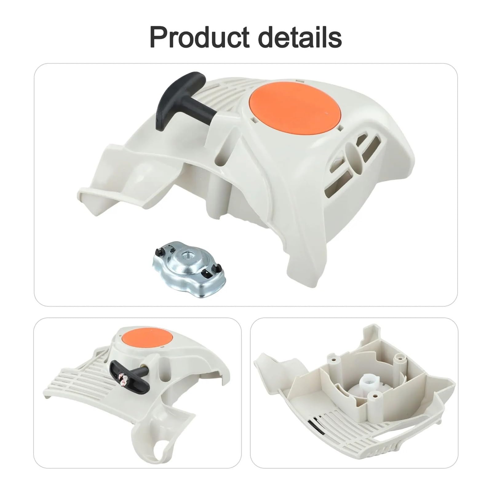 Arranque de Retroceso con Copa de trinquete 4140 190 2010, Compatible con Motor FS70R FC70, de Arranque Manual de Repuesto for Equipos de Exterior.