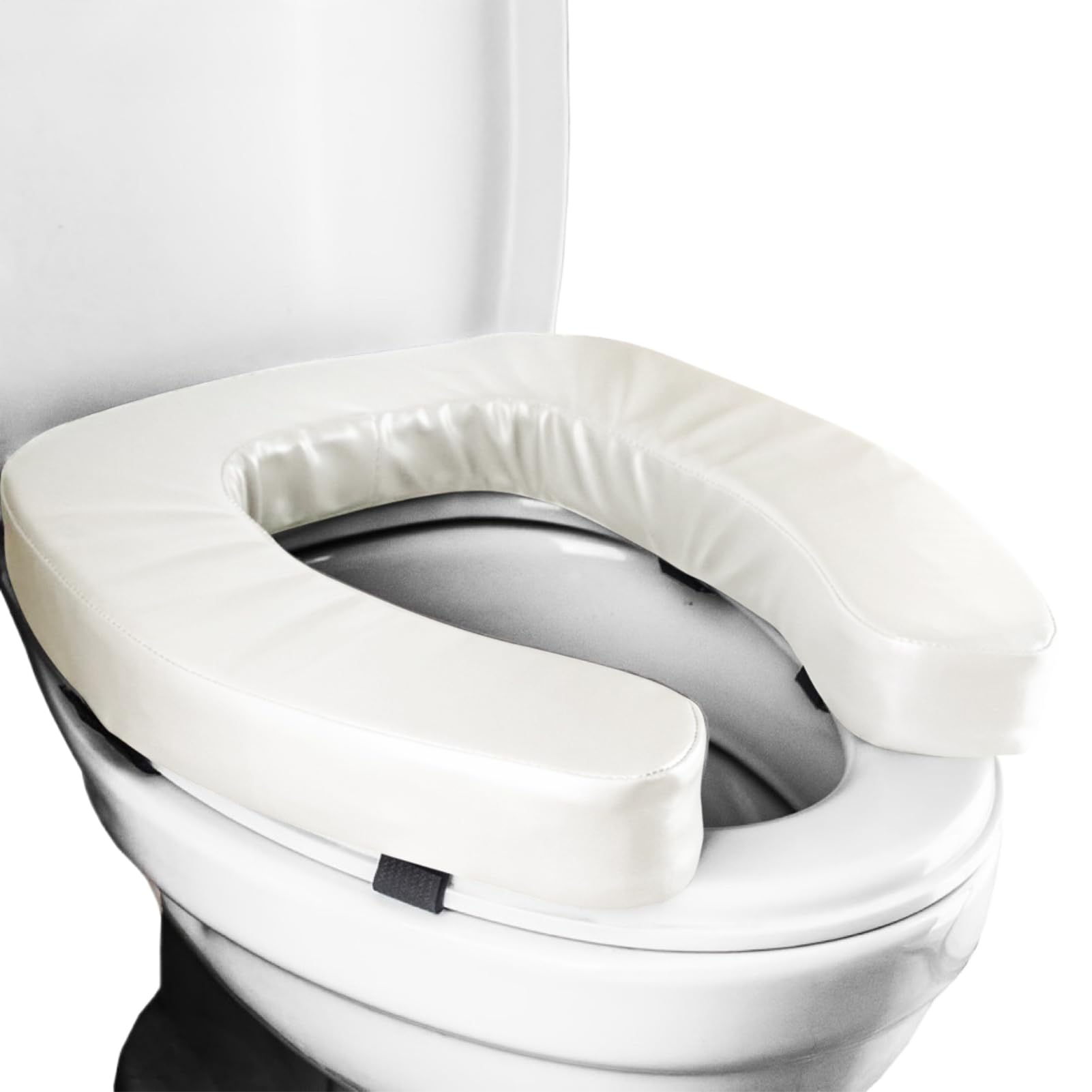 Rialzo Per Sedile WC - Rialzato Da 3 Pollici, Sollevatore Per Toilette Imbottito, Schiuma Ad Alta Densità | Supporto Morbido Impermeabile, Per Il Bagno, Assistenza Agli Anziani, Post Int
