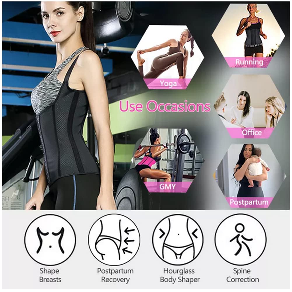 MMRTDJDR Frauen Latex Tailler Cincher Schlampe Weste Trainer Korsett Plus Größe Gürtelgürtel Taille Shapewear XS-6XL