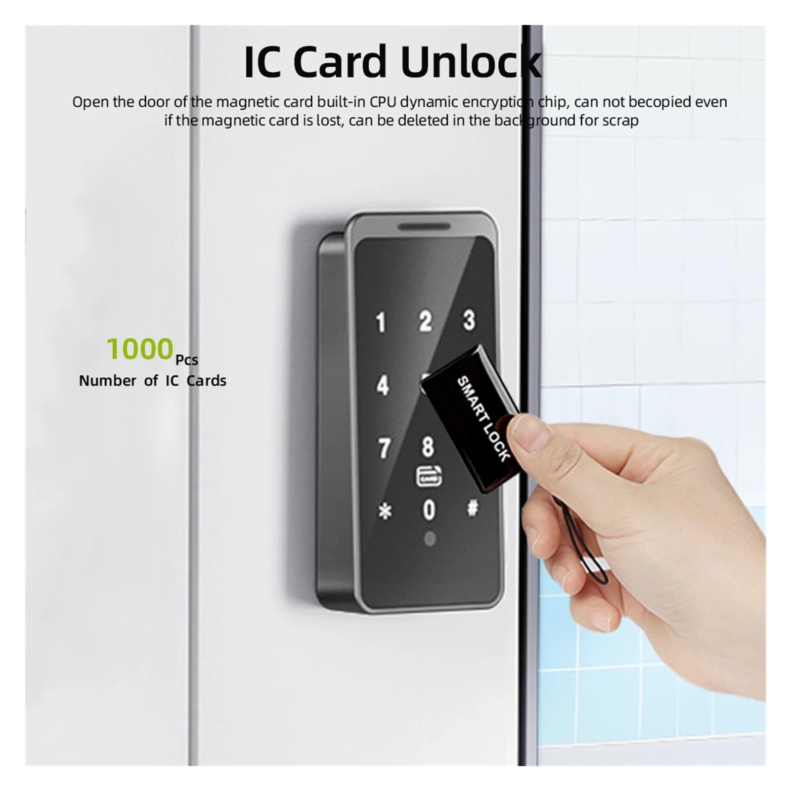 Cerradura de puerta inteligente, Cerradura inteligente for cajón de gabinete de madera con Bluetooth, tarjeta con contraseña, cerradura electrónica for desbloqueo por aplicación