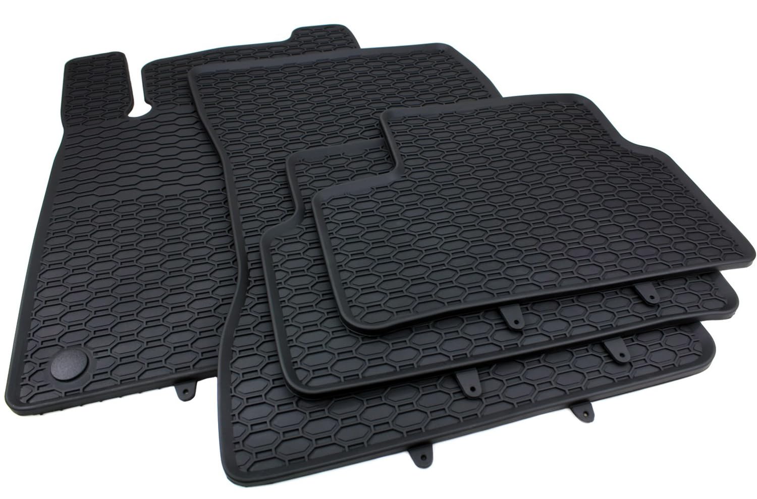 Set Tappetini Gomma Anteriori Per Mercedes Classe A W177 / B W247 / CLA C118/X118 (2018+) - 2 Pezzi Antiscivolo