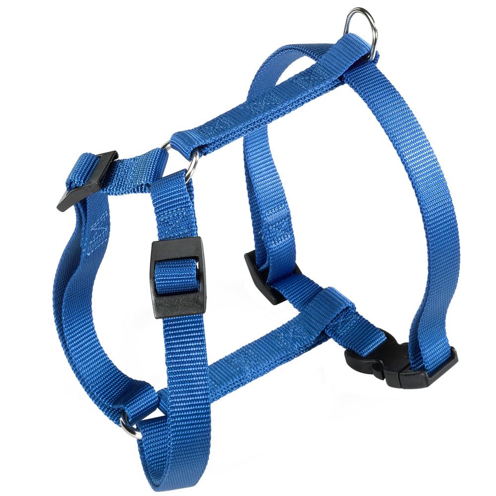 Ferplast Pettorina Cane Taglia Grande CHAMPION XL, Pettorina per Cani Regolabile in 3 Punti, Facile da Indossare, Torace 60-98 cm. Blu