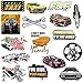 Fast & Furious 50ct Vinyl Large Deluxe Stickers Variety Pack - Laptop, Water Bottle, Scrapbooking, Tablet, Skateboard, Indoor/Outdoor - Set of 50
