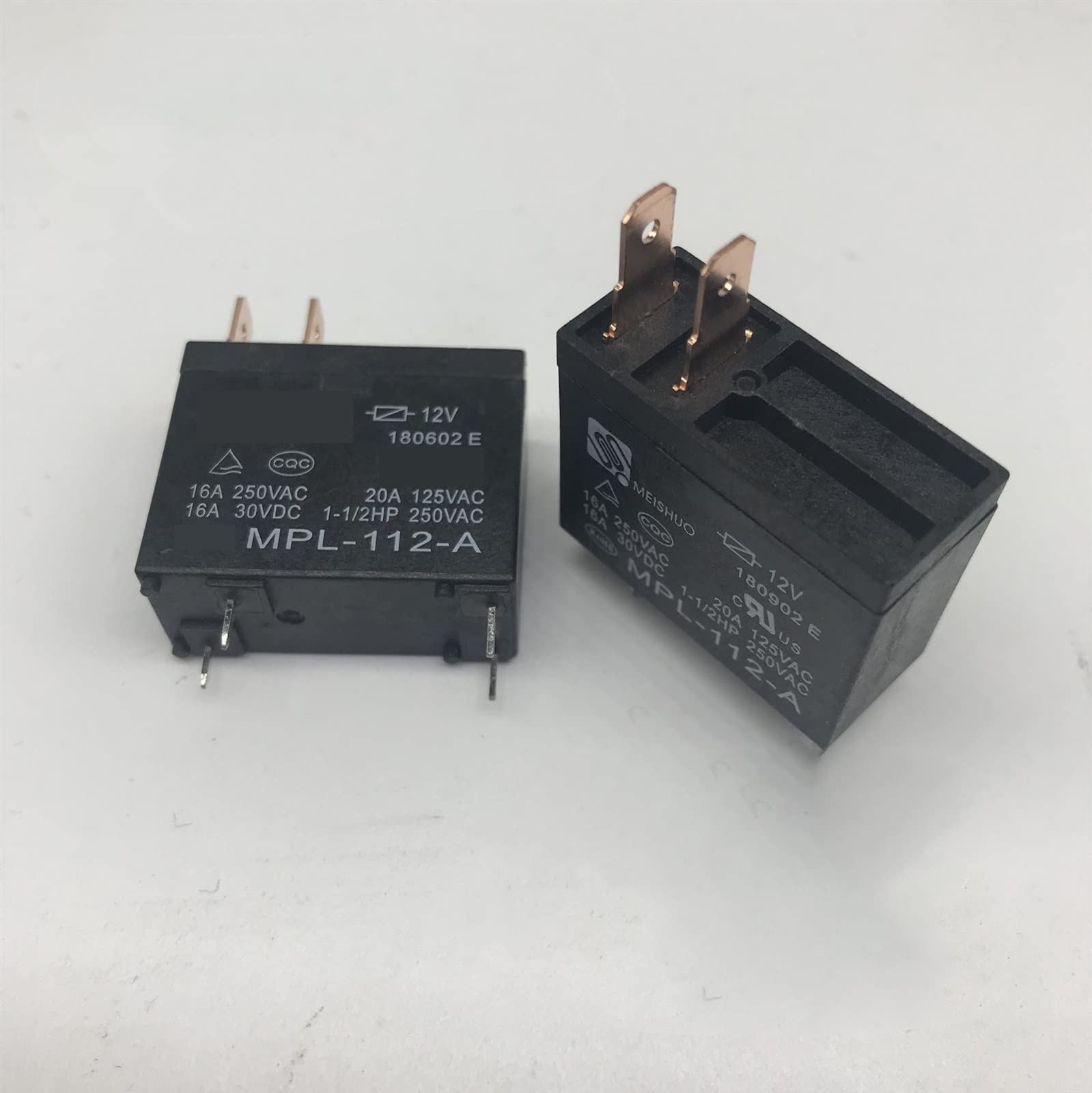 AQHYEBNSR 10Pcs Relay MPL-112-A 12VDC MPL-124-A 24VDC OMIF S 112LM 12V 24V 4PIN 20A