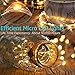 Olafus 16 Pack Christmas Fairy Lights Battery Operated Warm White, Halloween Small String Lights Copper Wire 20 LED 7ft, IP68 Waterproof Bottle Light for Wedding Vases Centerpieces Decorations Party