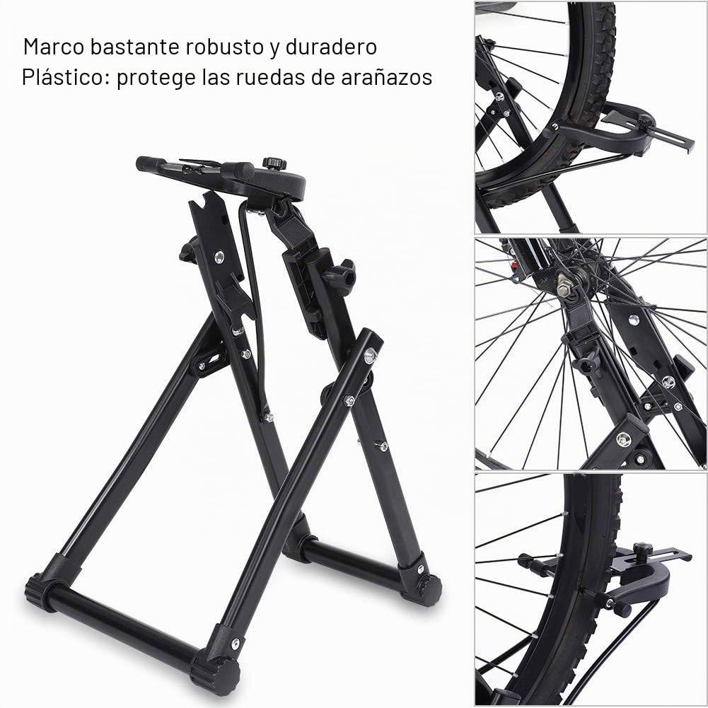 Soporte para rueda de bicicleta, accesorios de mantenimiento para bicicleta de 16 a 29 pulgadas