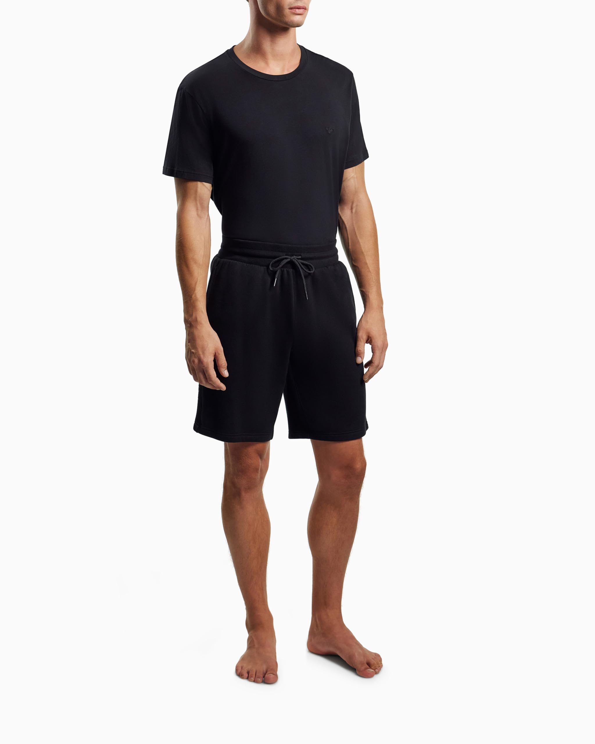 Emporio Armani Basic Terry Bermuda Short - Spodnie Mężczyźni