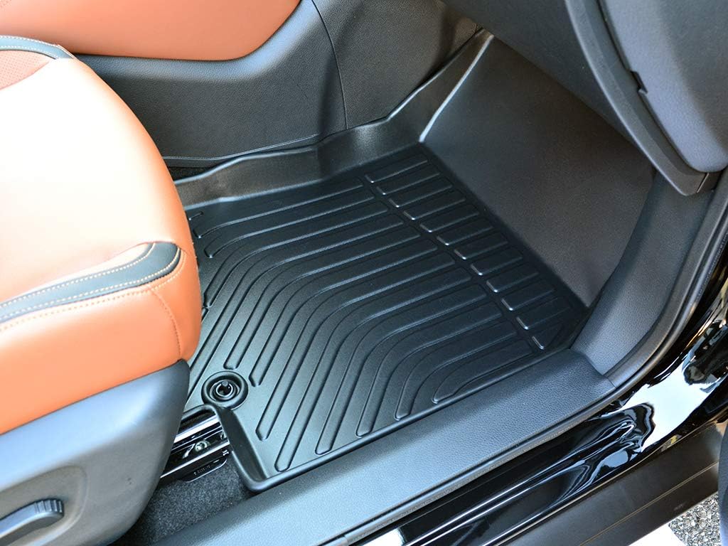 Car Floor Mats Replacement for Nissan Rogue 2014-2020 (No Rogue Sport or Select Models) Durable Odorless Front Rear Liners Coverage Custom Fit Protection Accessories Carpets