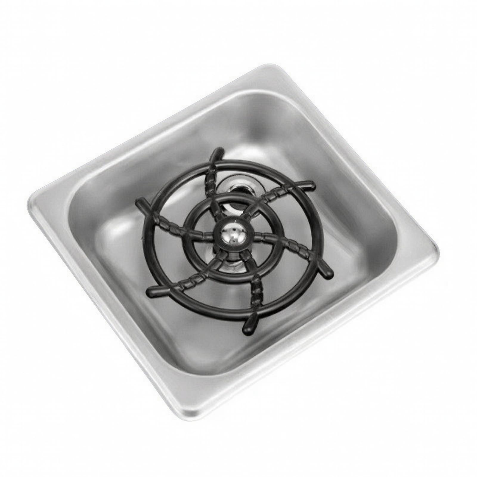 Lave-Verres Automatique sans Électricité, Couleur Acier Naturel