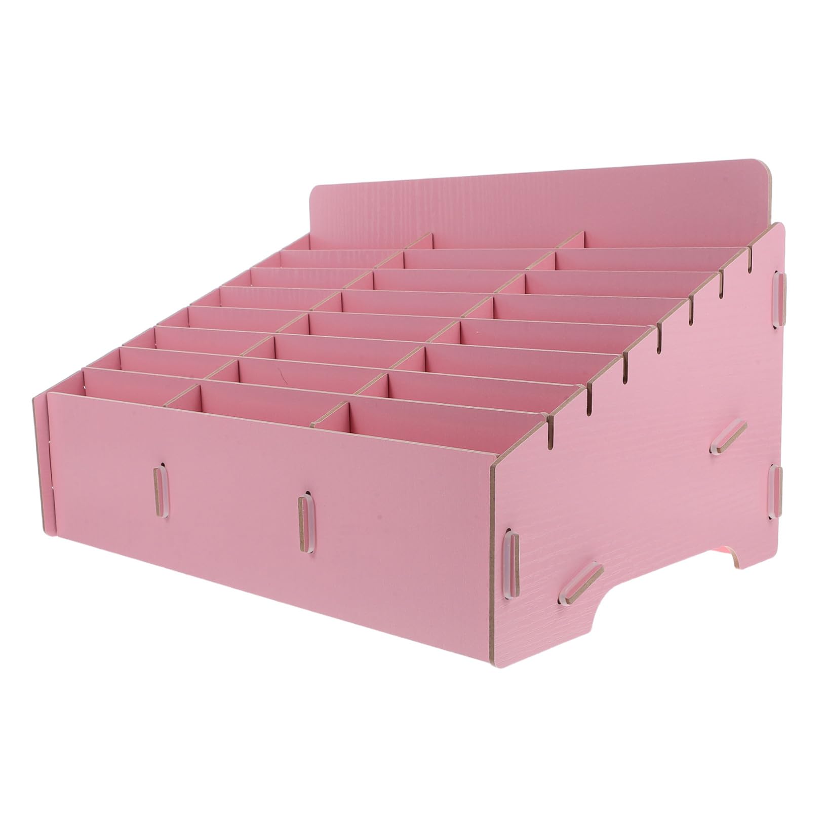 SHINEOFI Organizer Telefono Scrivania in Scomparti Supporto Multi-dispositivo per Aula Ufficio e Sala Riunioni Colore Rosa Elegante