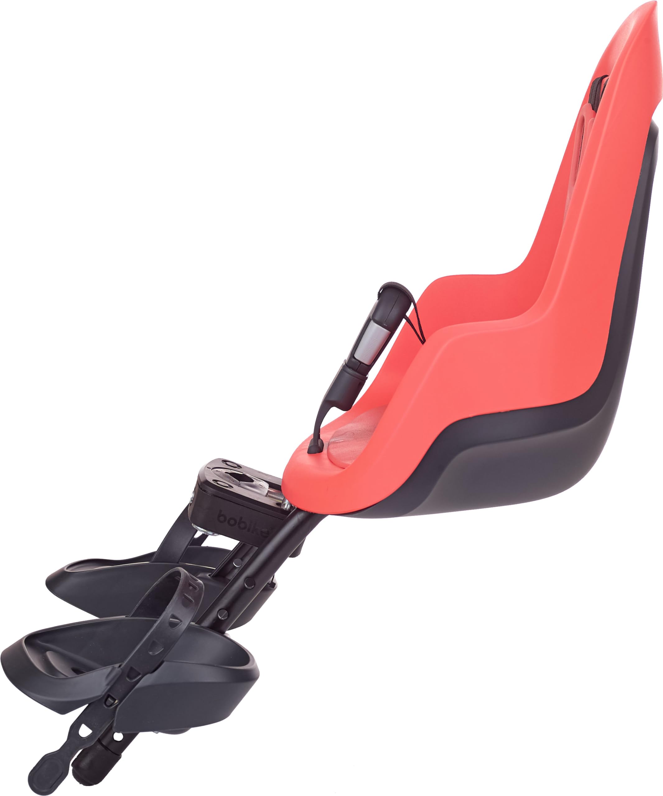 BOBIKE 8012000016 - One Mini siège Avant pour vélos avec Roues de 26" à 29" adapté aux Enfants d'un Poids Maximum de 15 kg avec ancrage dans Le Tube de Direction de Couleur Flamant Rose Ardent