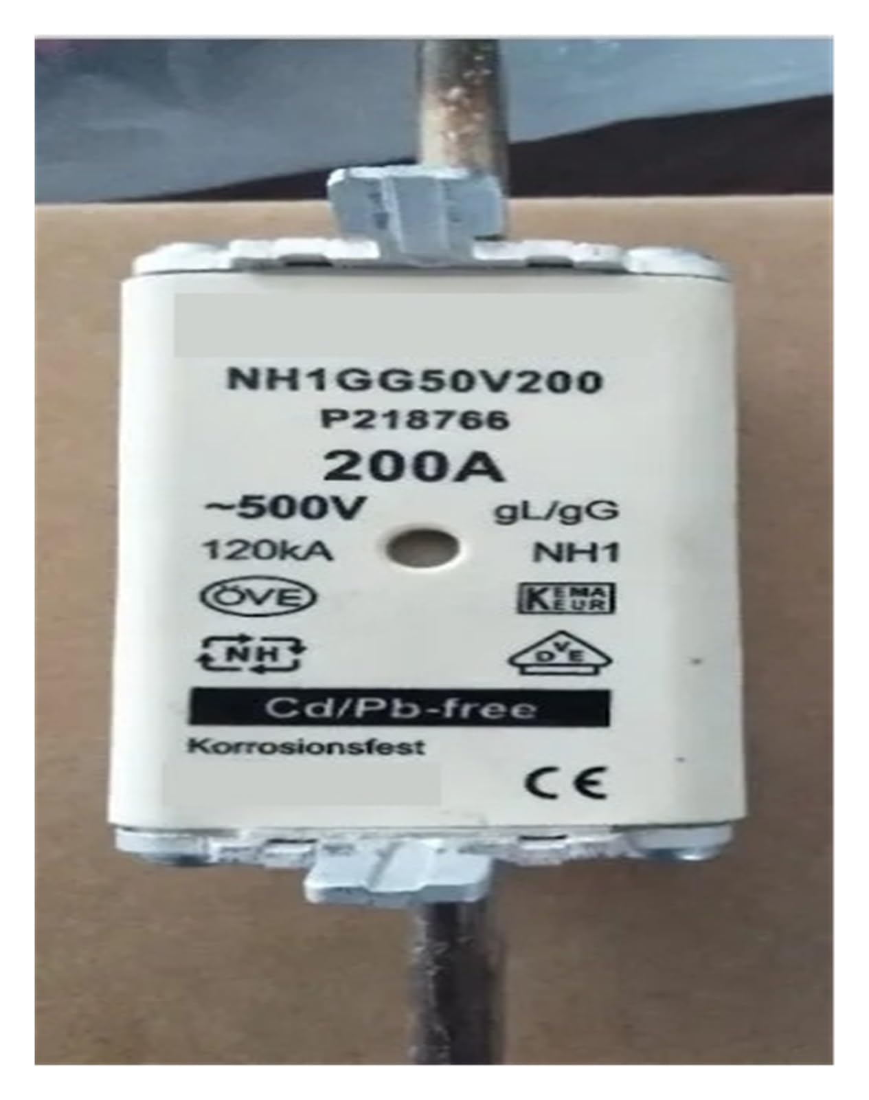 Fusibles NH1GG50V200 taille 1 gG 500V pour protection industrielle