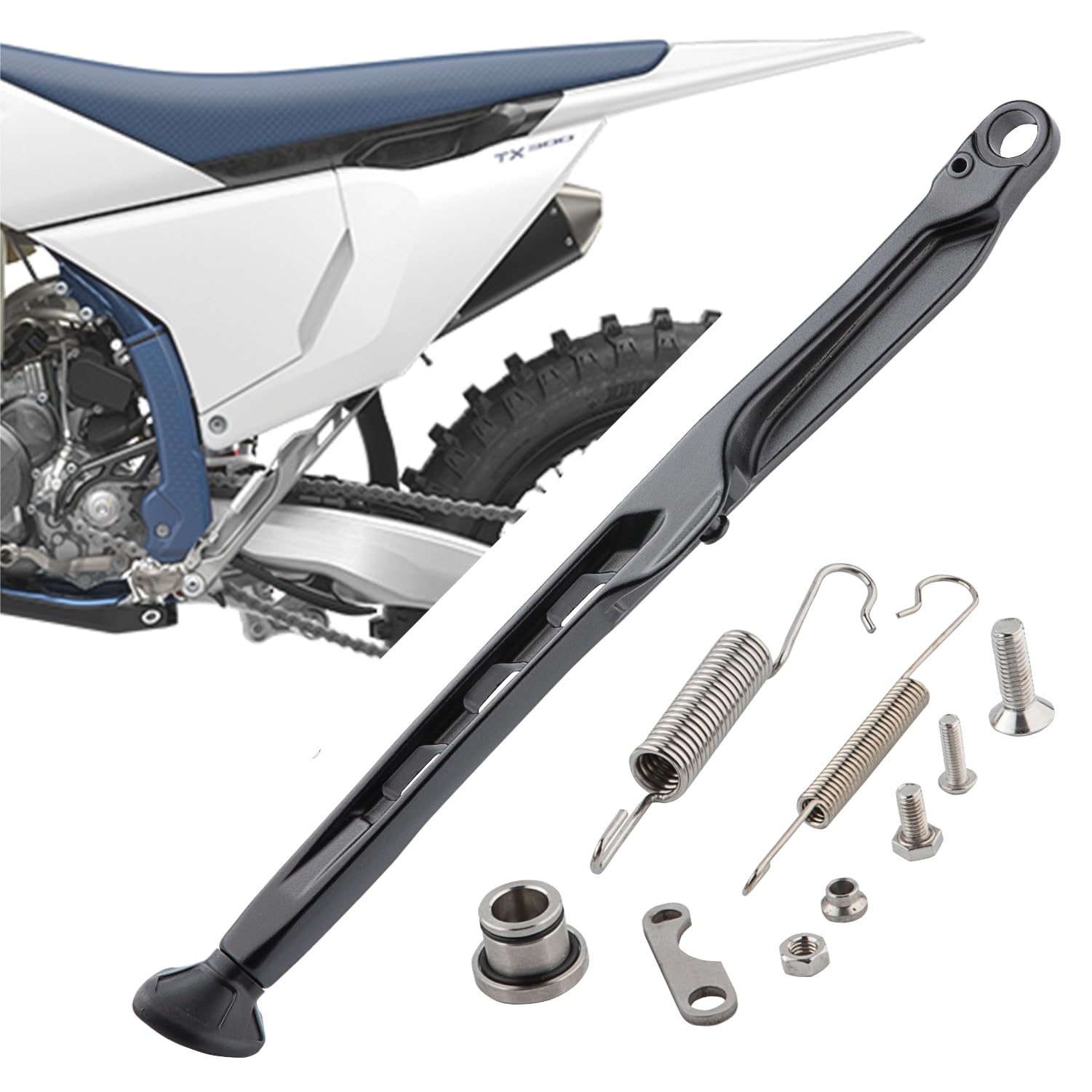 Dirt Bike Kickstand Side Stand Kit for XC EXC EXCF TE TX FE EX EC ES 125 150 250 300 350 450 500 2023 2024