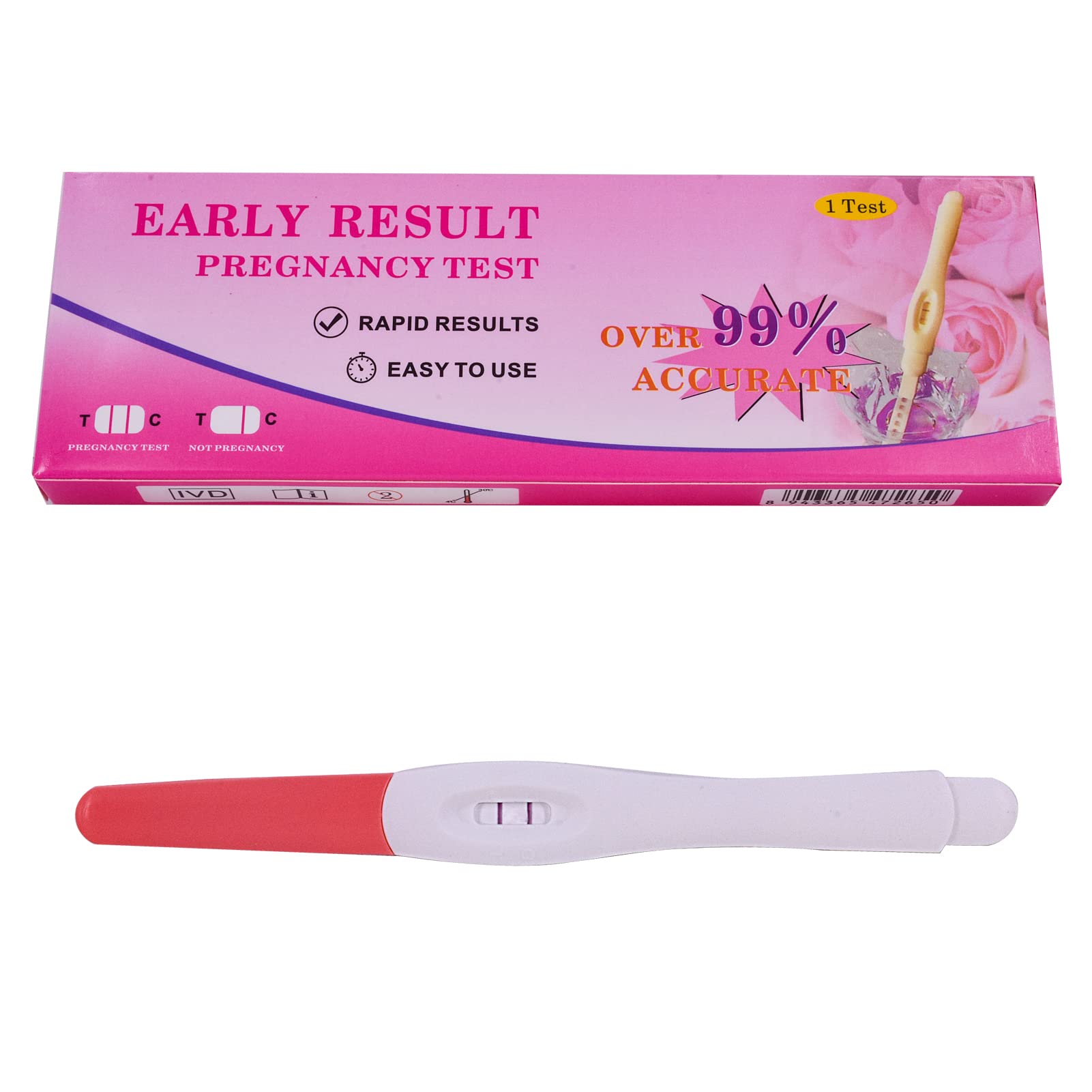 Prank Pregnancy Test Positive Fake Pregnancy Test Positive Early Result Pregnancy Test Always Turns Positive Funny Fake Pregnancy Test Stick to Perform Pranks for Practical Joke(1 Pack,Random Color)