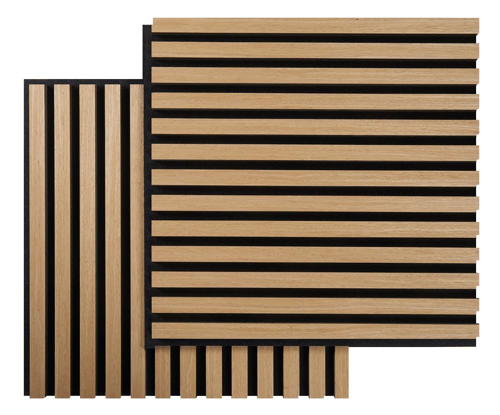 FIBROTECH Akustikpaneel Square Light Oak – 520×520 mm