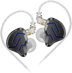 KZ ZSN Pro 2 polegadas fones de ouvido fones de ouvido fones de ouvido de metal 1BA+1DD tecnologia híbrida HiFi graves som claro IEMs fones de ouvido com cancelamento de ruído com fio para músicos