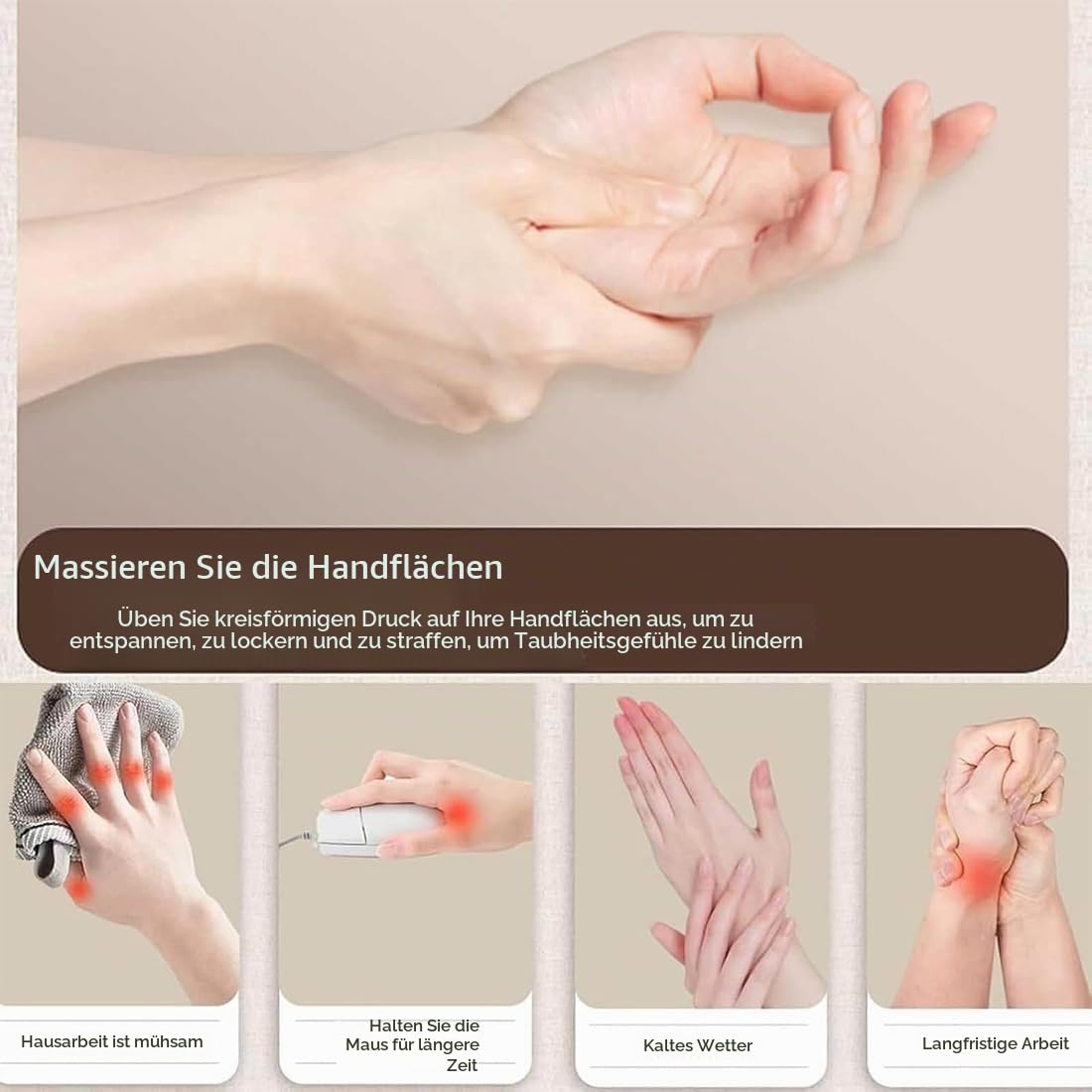 Hand Massager for Arthritis, Carpal Tunnel & Joint Pain, Hand Massager with Heat and Compression, 3 Modes, 4 Temp Settings, 5 Levels, Rechargeable Cordless Design Finger Massagers