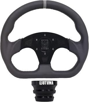 UTV Steering Wheel Can-Am Black, DriftX D Shape