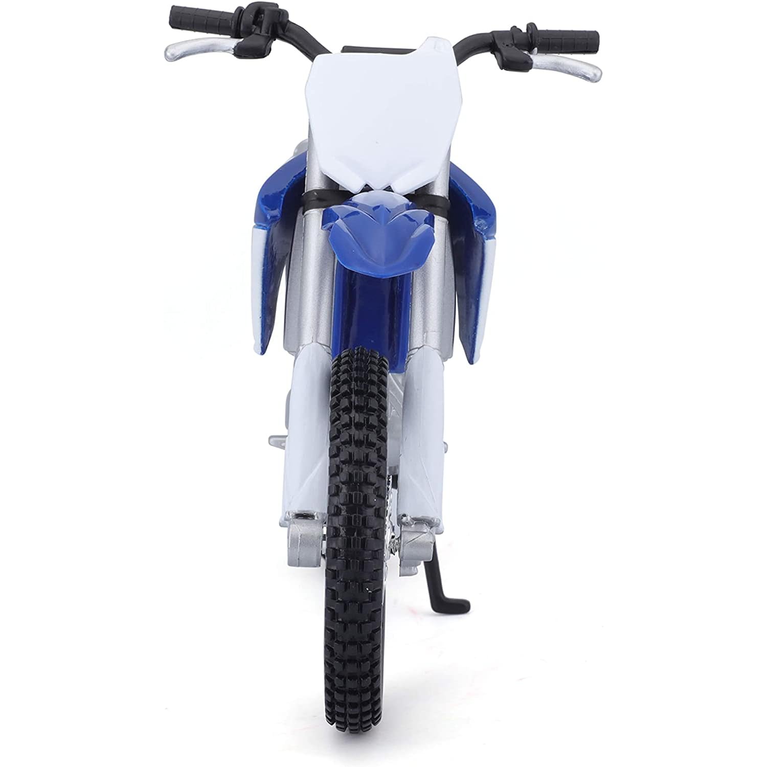 20-13021 Bburago Maisto - Yamaha YZ450F, blu e bianca - Scala 1:12