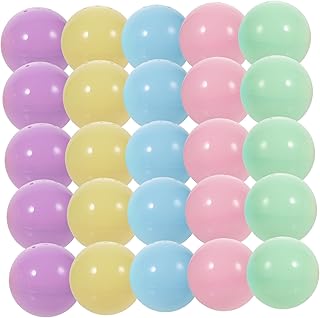YARNOW 25 Piezas Huevos de Rellenables Fiestas de Pascua de Cumpleaños y Color Mezclado