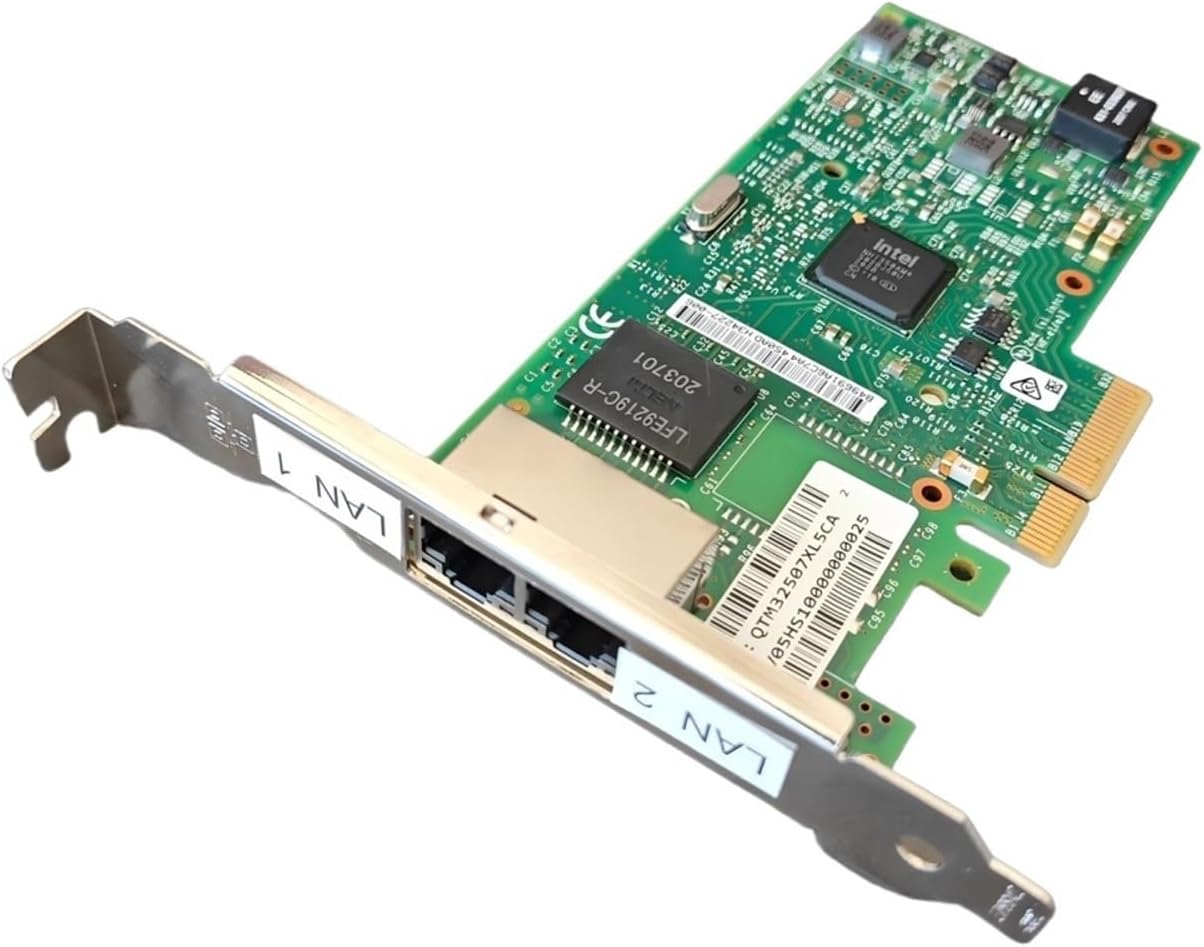 I350-T2 1Gb Network Card I350T2G2P20 Dual RJ45 Ports PCI Express 2.1 x4 NIC
