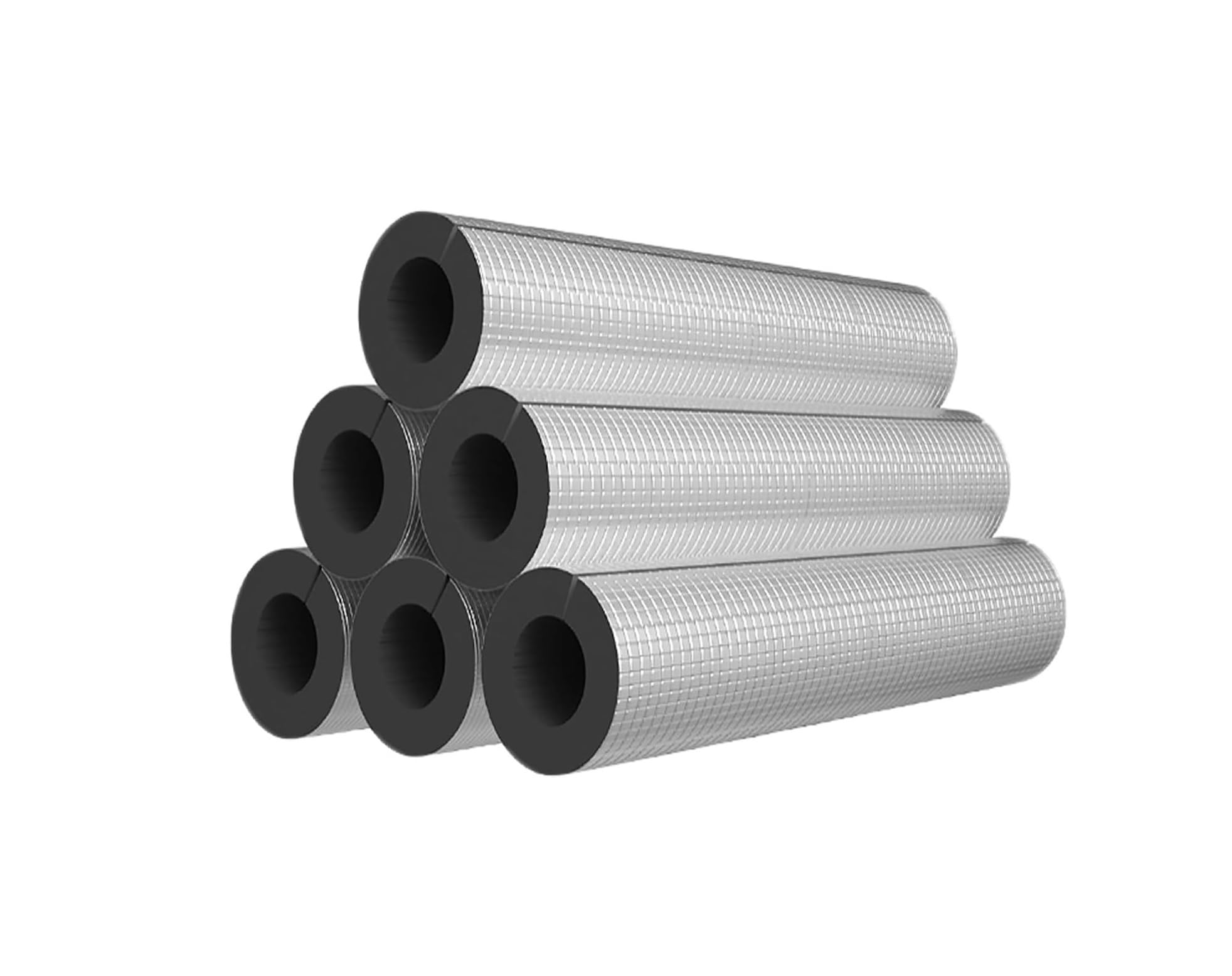 Tubo isolante autoadesivo in schiuma per tubi, diametro interno da 3/4 a 4 pollici, lunghezza 9 m, 1 confezione (ID 3/4 "x T 4/5")
