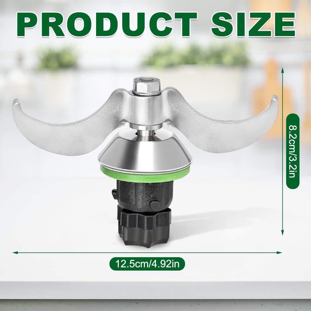 Nóż do ciasta Thermomix TM6 TM5, części zamienne, nóż do mieszania ciasta Thermomix, nóż do mieszania ciasta ze stali nierdzewnej, nóż do ciasta Patix TM6 do ciężkich ciast, bez pozostałości