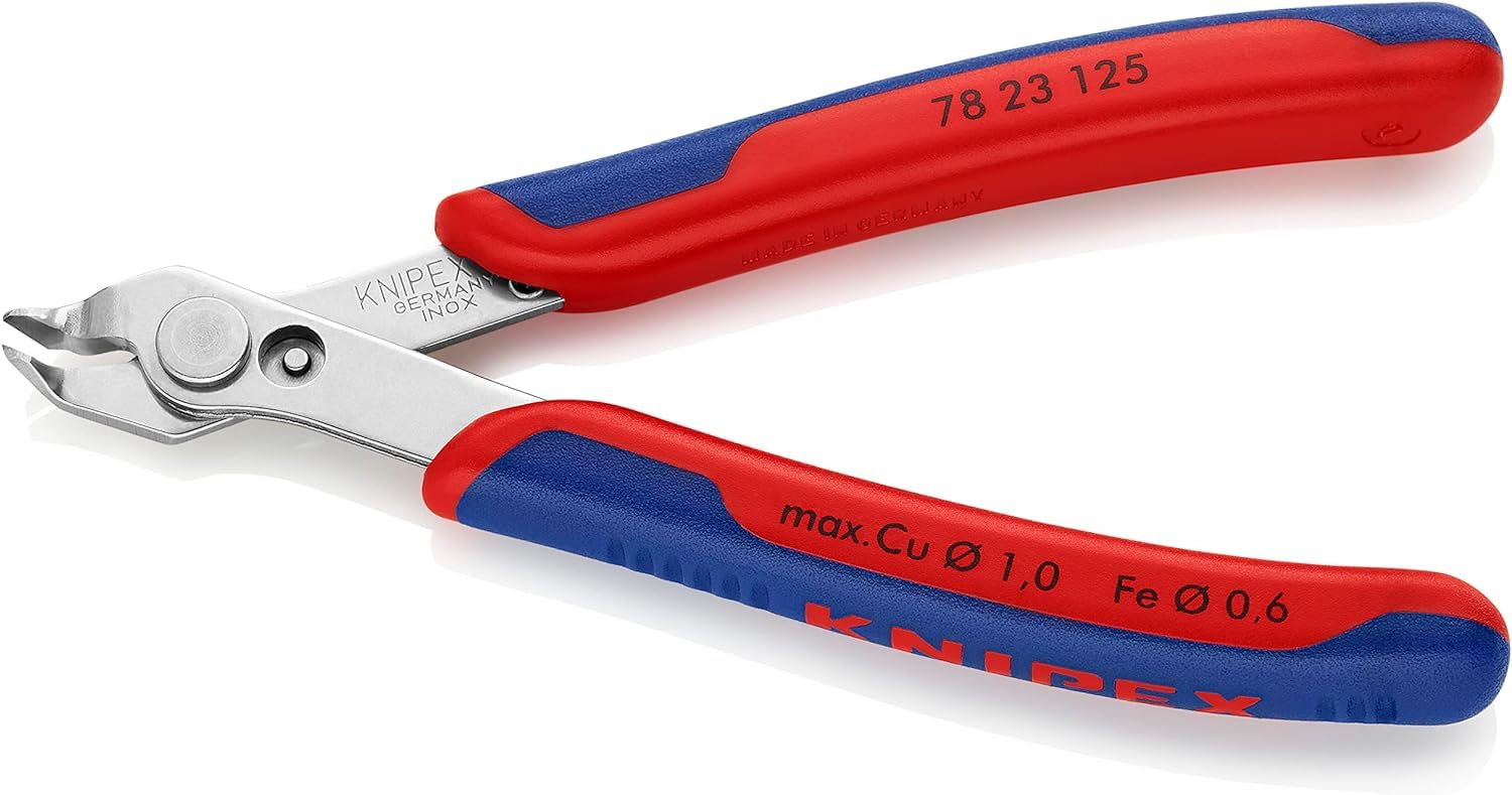 KNIPEX Electronic Super Knips mit Mehrkomponenten-Hüllen 125 mm, 78 23 125