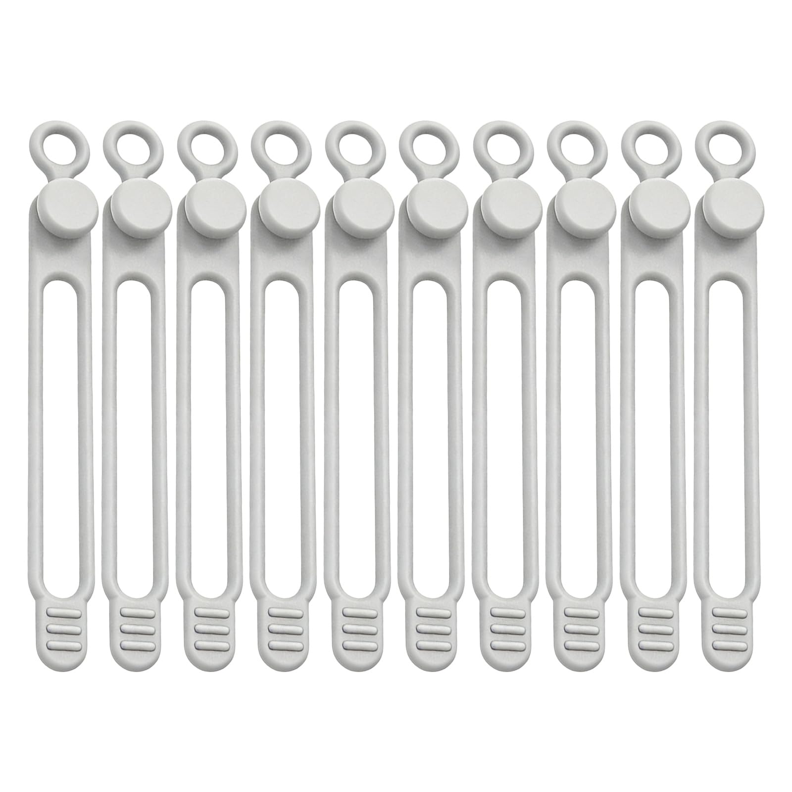 Cable Ties,10pcs,Small Zip Ties,Data Cable Organizer, Reusable Silicone Cables Straps,Elastic Reusable Silicone Cables Straps Cord Organizer for Bundling and Earphone, Phone Charger