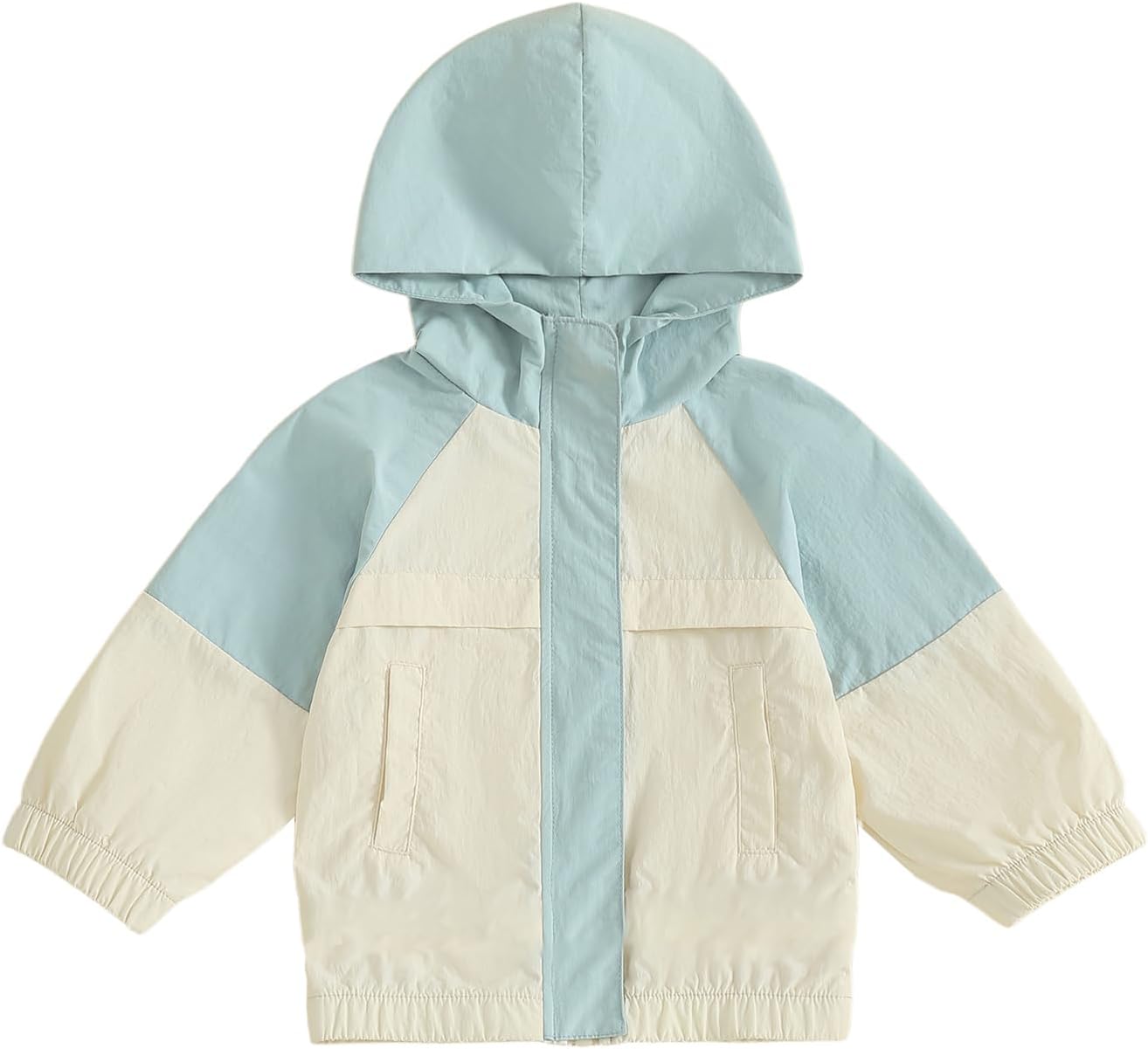Toddler Baby Boy Girl Fall Clothes Outwear Zipper Hooded Sweatshirt Jacket Lightweight Windbreaker Jackets