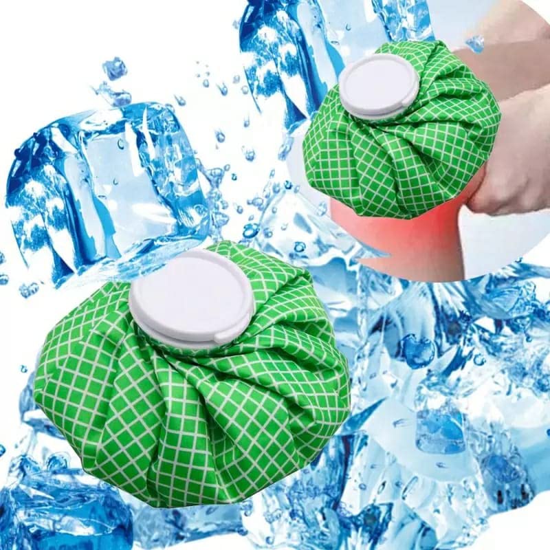 Coco Kitchen Reusable Large 9 inch Ice and Heat Pack Bag First Aid for Sports Injury and Pain Relief Waterproof Hot & Cold Therapy (Multicolor)- 1 unit