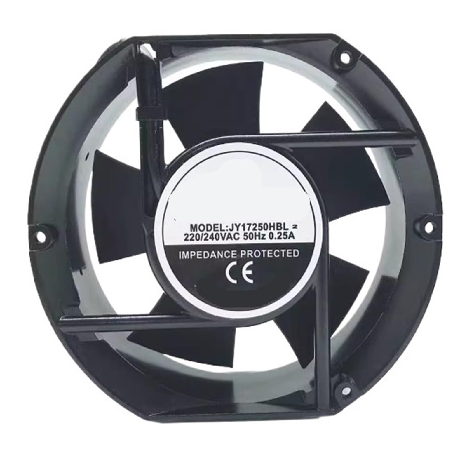 Lzikkgki One Color Jy17250hbl2 Ac 240V 0.25A 172X150x51mm 2-Wire Cooling Fan