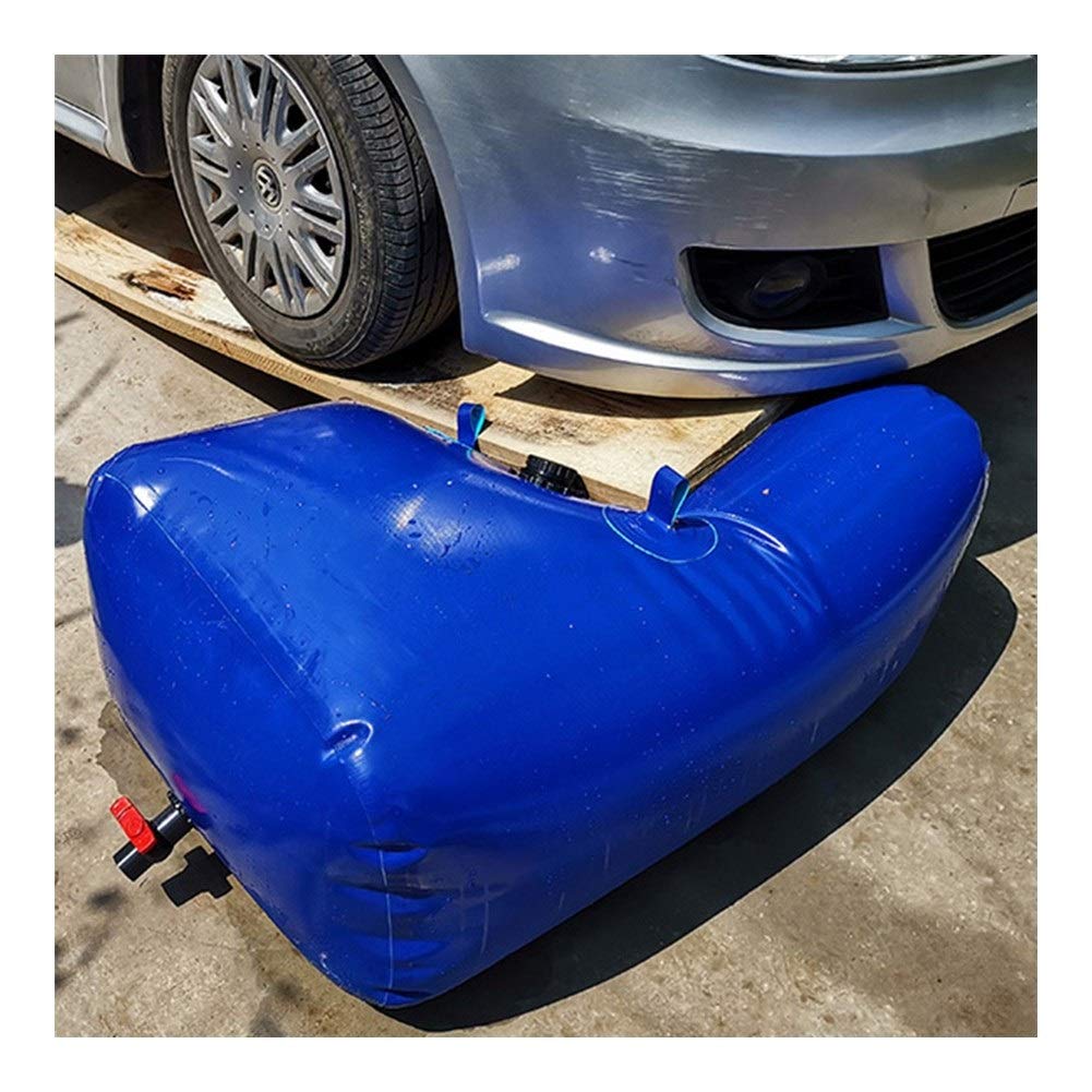 Depósito de agua flexible con grifo, contenedor plegable que ahorra espacio para acampar al aire libre, pesca, jardinería, lavado de coches