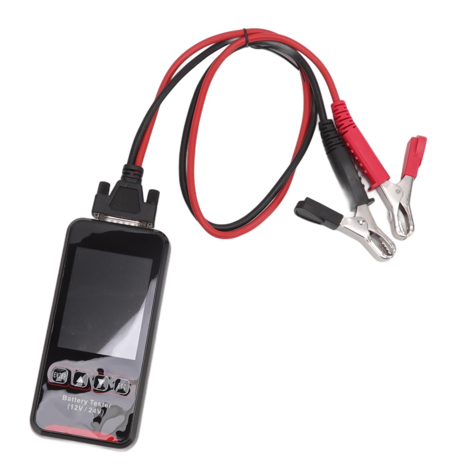 Comprobador de batería de coche 12 V 24 V, analizador de batería digital, probador de carga LCD con Rse ity o Sn para mantenimiento de vehículos, s e inspección