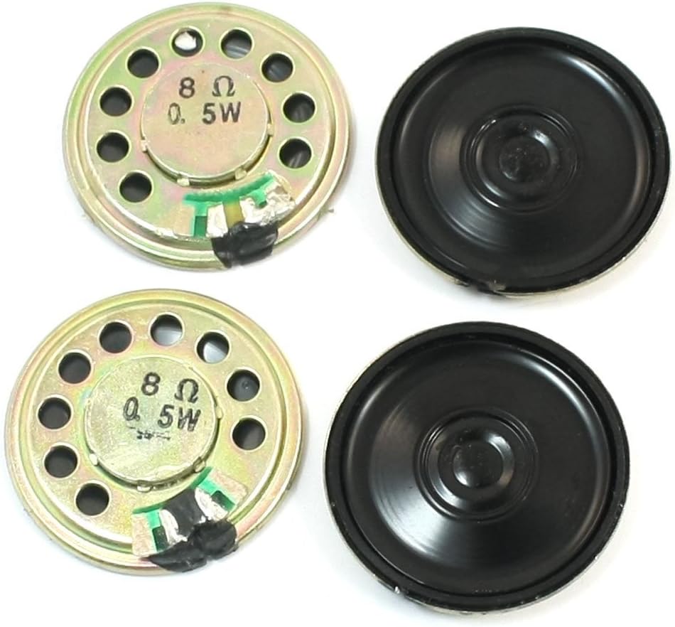 PRAV® Replacement 30mm Internal Magnet Mini DVD EVD Speaker 0.5W 8 Ohm 4Pcs