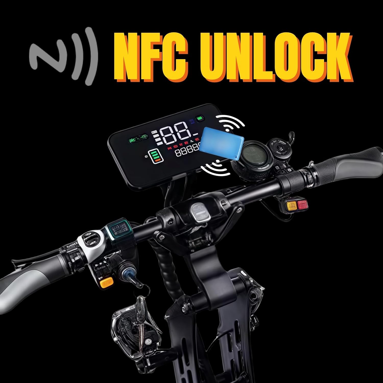 NFC unlocking feature on the K Cloud Scooter X5-60