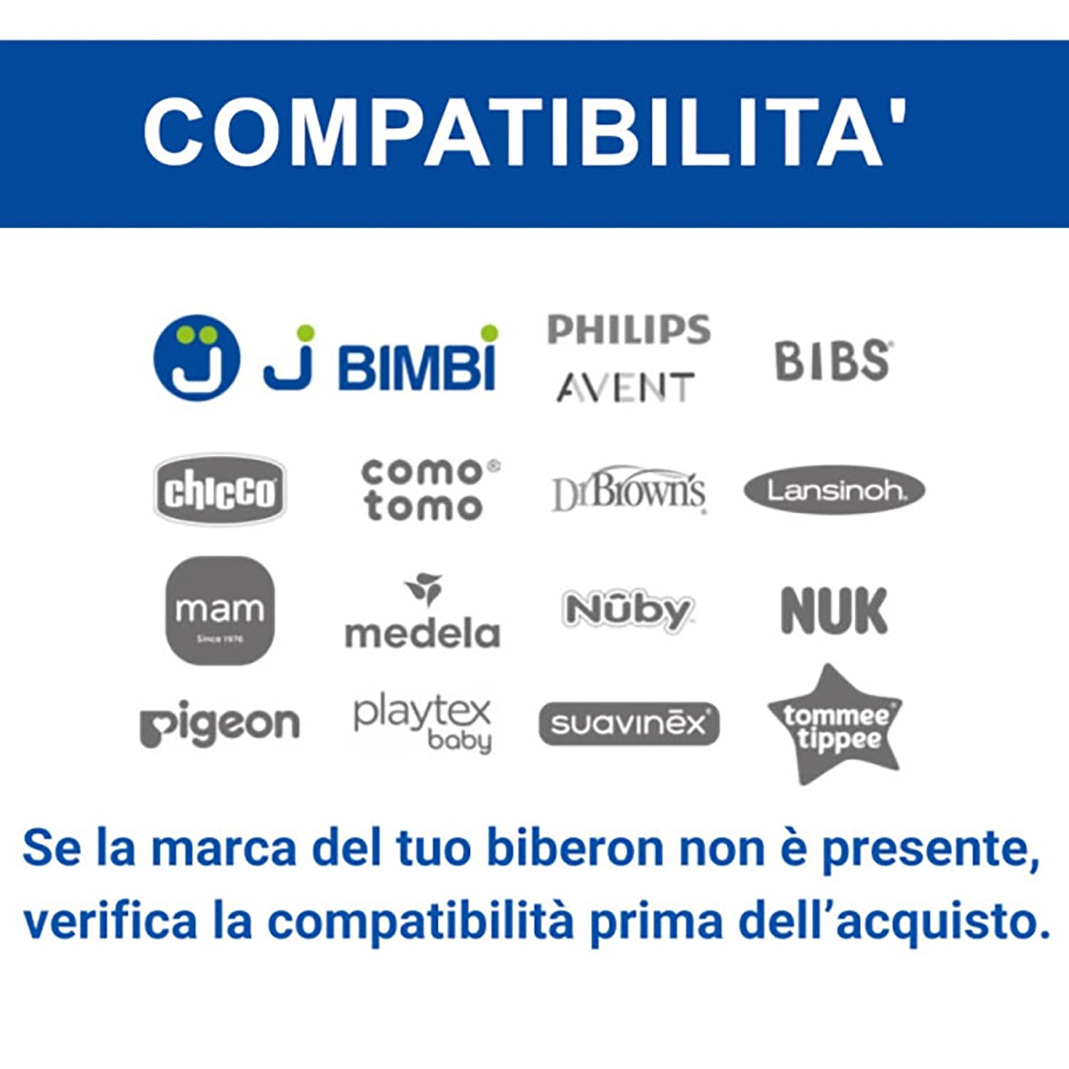 J BIMBI Warm-Up Travel Scaldabiberon Portatile Universale, Riscalda Latte per Neonati con Batteria Ricaricabile, 4 Temperature