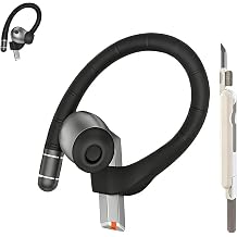 Anti-Slip Ear Hooks for Samsung Galaxy Buds 3 Pro/Buds 3/Buds 3 FE,Memory Sports EarHooks Compatible with Buds 3 Pro Accessories,Non-Slip Silicone MaterialBlack