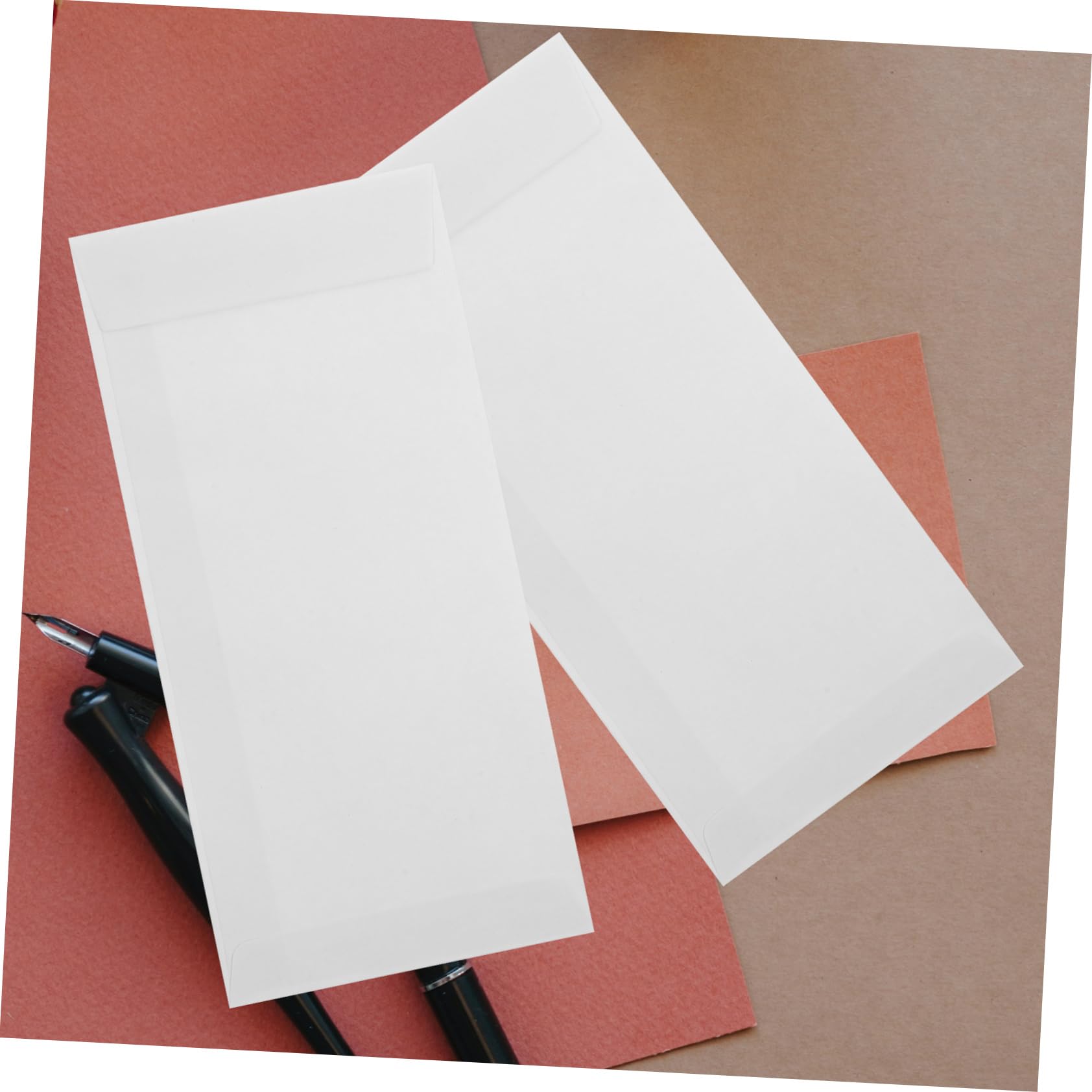 Tofficu 120 Piezas Sobres para Monedas Sobres Autoadhesivos de Papel Delicados Vacíos y Multiusos para Correo para Dinero y Cartas Unidades