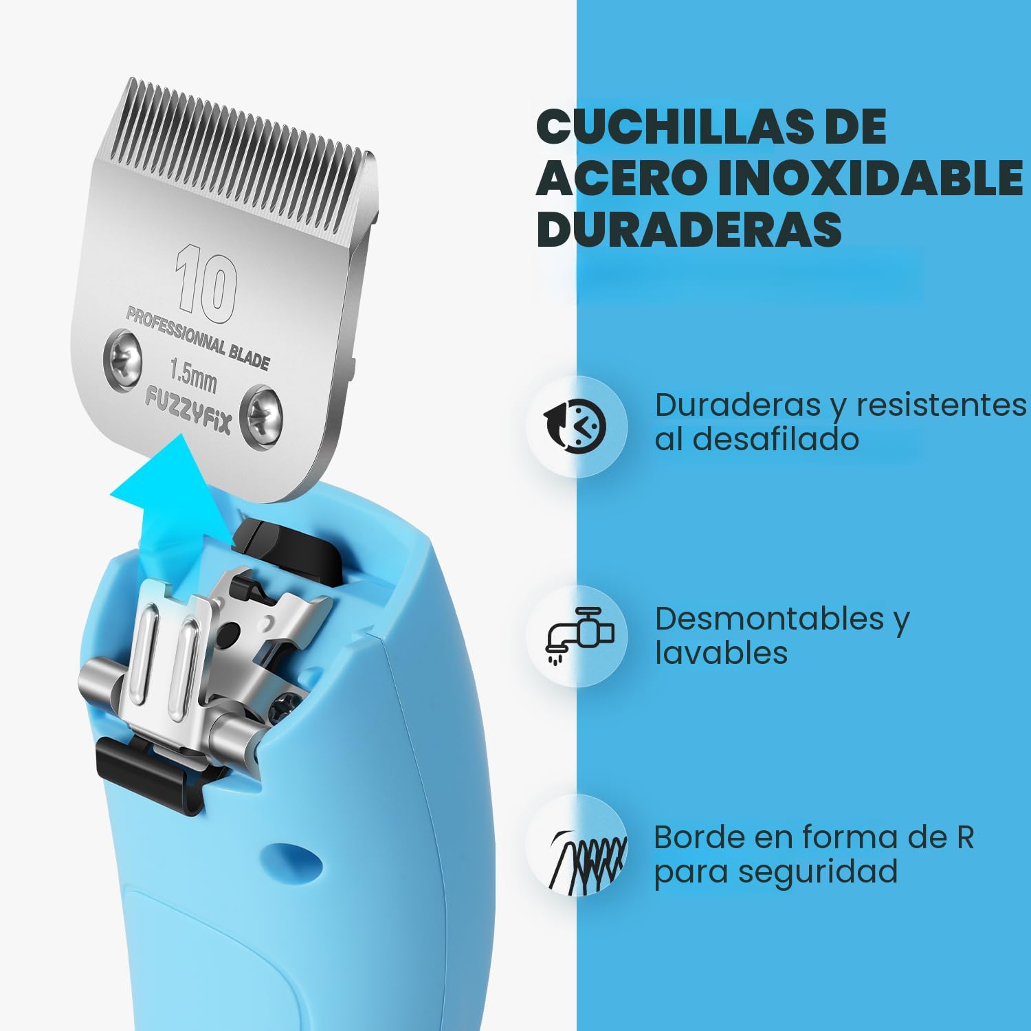 Amazon.com: Cortapelos profesionales FuzzyFix para aseo de perros