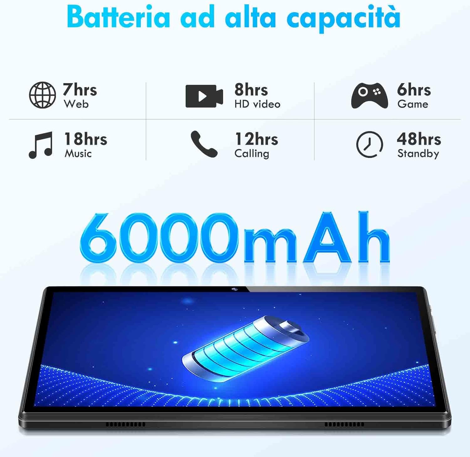 OVZIOCO K18 Tablet PC 10.1 pollici Android 11 Tablet PC 2023, 64GB di archiviazione, doppia fotocamera da 2MP + 8MP, WiFi, Bluetooth, GPS, supporto esteso da 256GB, display IPS (nero) OVZIOCO K18 Tablet PC 10.1 pollici Android 11 Tablet PC 2023, 64GB di archiviazione, doppia fotocamera da 2MP + 8MP, WiFi, Bluetooth, GPS, supporto esteso da 256GB, display IPS (nero)