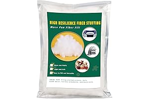 Premium Pillow Stuffing for Crafts: 100g/3.5oz Polyester Fiber Fill